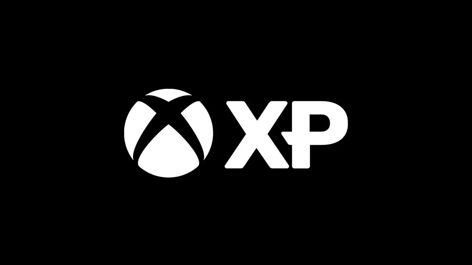 The white Xbox sphere logo beside the letters XP on a black background.